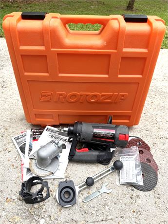 Rotozip REV01 Type 4 with Case and Accessories