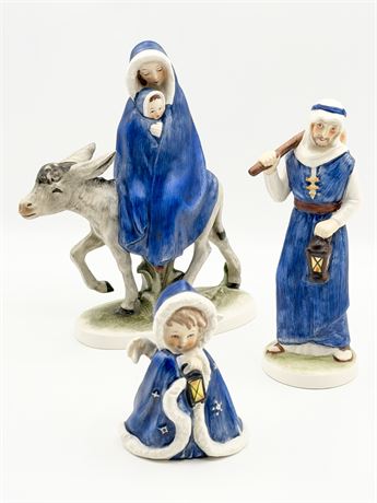 GOEBEL HUMMEL ~ Flight Into Egypt Figures ~ Set Of (3)