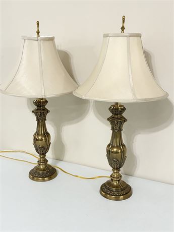 Pair (2) of Brass Table Lamps