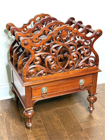 Mahogany Wood Magazine Rack