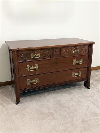Tiger Oak Dresser