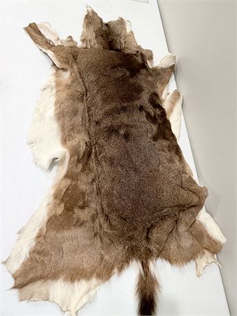 Deer Hide Throw Pillow