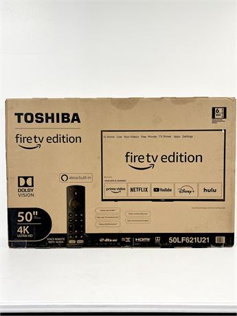 TOSHIBA ~ 50” 4K Ultra HD Smart Fire TV