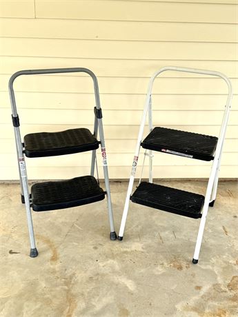 Set of 2 Standard Sized Step Stools - Safety 1st and StepRight by Werner