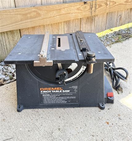 Dremel 4 Inch Table Saw