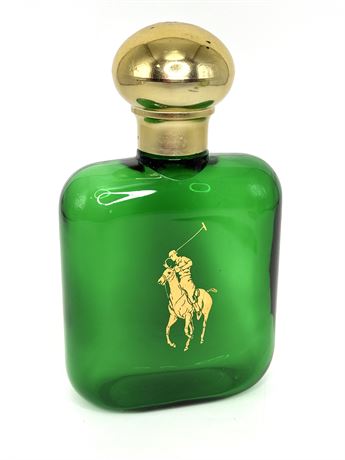 Large Vintage Polo Green Ralph Lauren Bottle