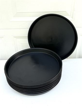 Set of 11 Black Crawfish & Seafood Serving Trays – Made in Arkansas