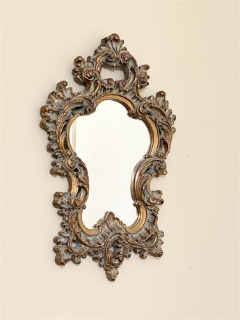 BOMBAY CO. ~ 26” Gold Ornate Wall Mirror