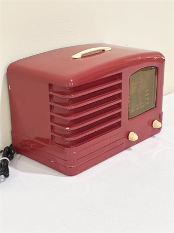 GE ~ Tabletop Vacuum Tube AM Radio ~ Non-working