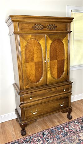 Claw Foot Armoire Cabinet by Rock City Manufacturing Co.