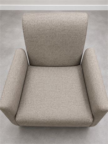 Transitional Upholstered Swivel Accent Chair