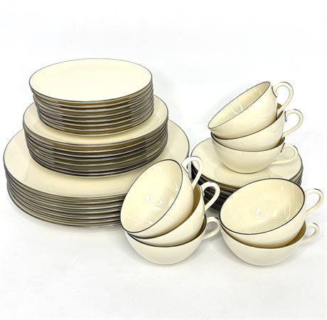 Lenox Olympia Platinum China Set - 5 Pc Place Setting for 8