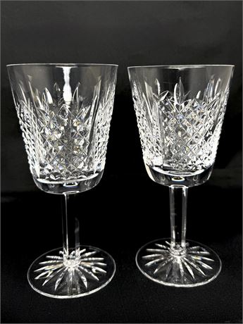 Set of 2 Waterford Crystal Goblets