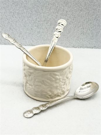 INTERNATIONAL SILVER ~ Oh Oh SpaghettiO’s Set Of (3) Spoons