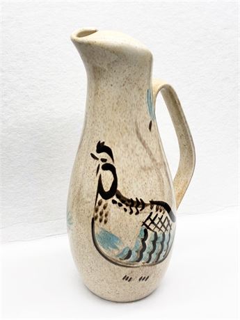 RED WING POTTERY ~ Bob White Quail Pitcher