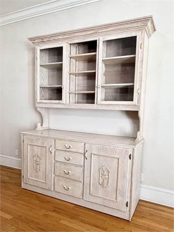 Solid Wood Custom Farmhouse Hutch/Buffet Server