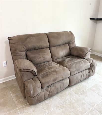 FRANKLIN ~ Manual Reclining Microfiber Loveseat