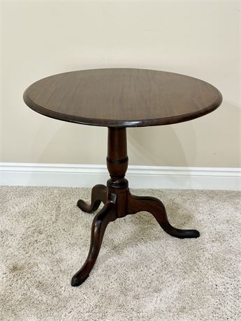Solid Wood Tripod Tilt-Top Table