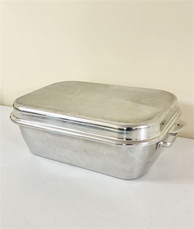 WEAR-EVER ~ Vtg 3-Pc Vented Aluminum Roasting Pan