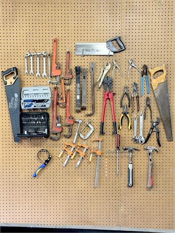 ALL BRANDS ~ Lot Of (40) Assorted Tools