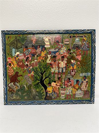 Zimbabwean Folk Art Painting