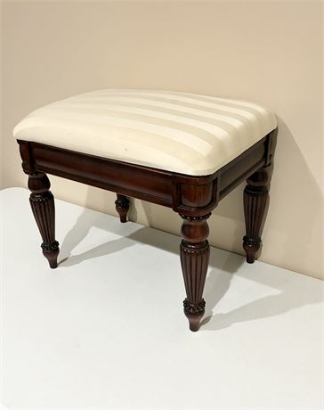 Solid Wood Upholstered Vanity Bench