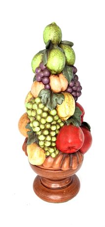 Vintage Holland Mold Ceramic Fruit Tree