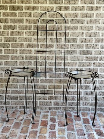 3-Piece Metal Lawn & Garden Decor