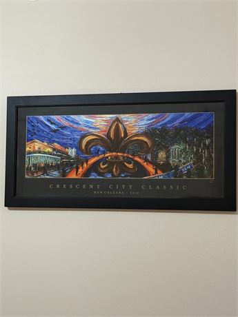 NOLA 2010 Crescent City Classic Framed Poster