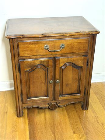 Ethan Allen French Country Wood Side Table
