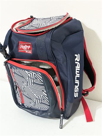 RAWLINGS ~ CHAOS ~ Youth Baseball & Fastpitch Softball Backpack