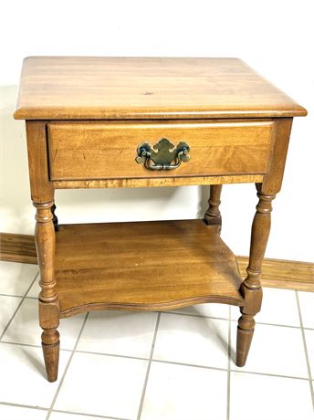Solid Wood Bed Side Table Night Stand
