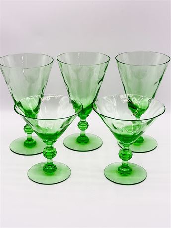 FRY ~ Fry 17-9 ~ Water Goblets & Sheberts