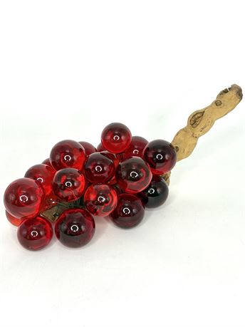 MCM Red Lucite Grapes