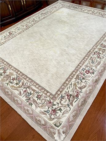 CHARLEMAGNE ~ 100% Wool Area Rug ~ 8' x 11'