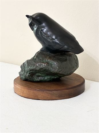 TONY ANGELL ~ “The Plateau Owl” ~ Bronze Sculpture
