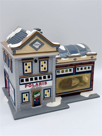 DEPT. 56 ~ “Snowmobile Dealership” Ceramic Village