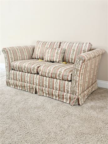 Floral Upholstered Loveseat
