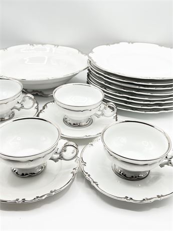 HUTSCHENREUTHER ~ Revere White ~ 18 Assorted Pieces