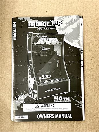 ARCADE 1 UP ~ Midway Defender Party-Cade Plus Counter Top Arcade Game