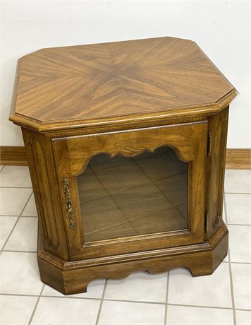 MCM Wells Furniture Company Light Up Side Table