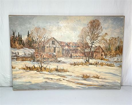 “January Quiet” Artograph Oil Painting by Mary Lapman