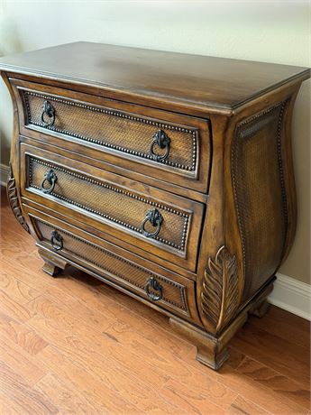 Tuscan Style Wood Chest ~ With Nailhead Trim Design
