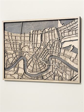 CATAHOULA ~ NOLA Multi-Layered Wood Cut Wall Art