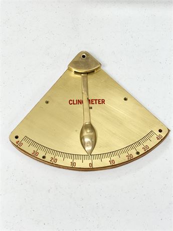 Brass Ship Clinometer