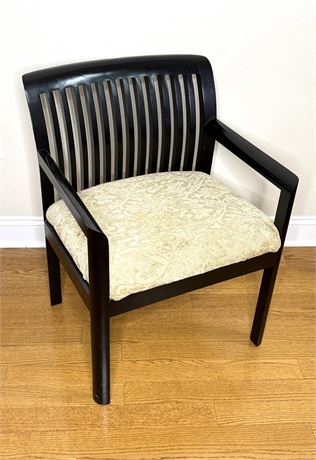 Kimball Carrington Mahogany Side Chair with Black Laquer Finish