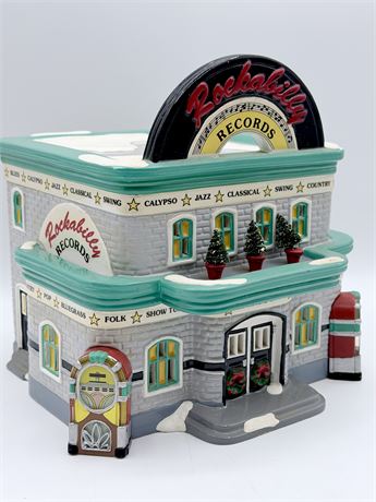 DEPT. 56 ~ “Rockabilly Records” Ceramic Village