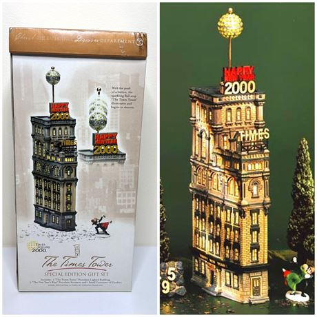 Department 56 The Times Tower Special Edition Gift Set