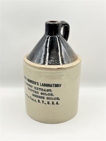 CHR. HANSENS LAB. ~ Stoneware Jug