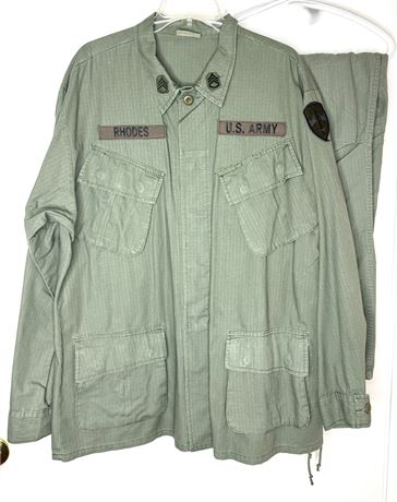 Vietnam-Era OG-107 Ringstop Fatigue Shirt and Pants
